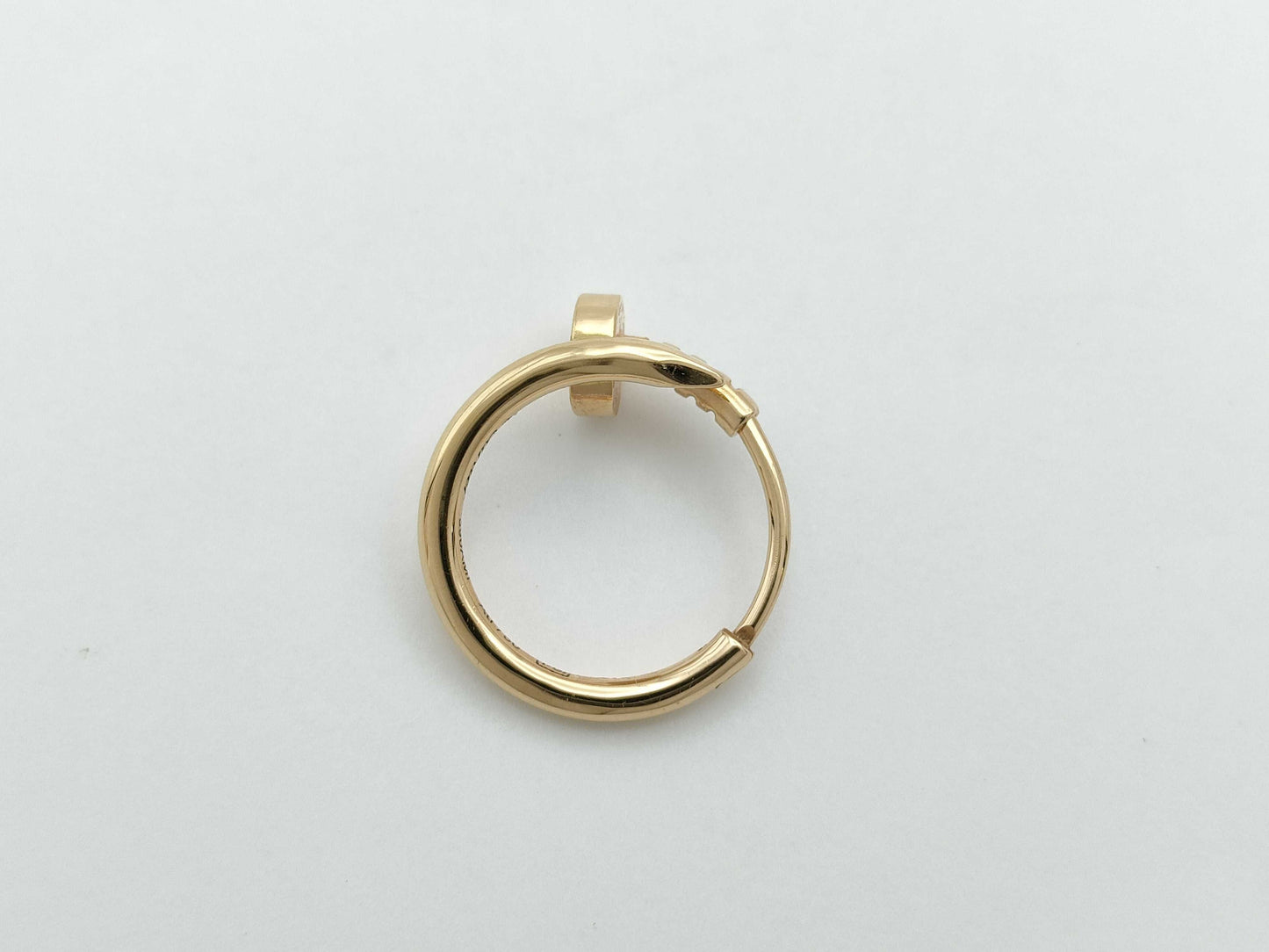 Cartier Juste un Clou single earrings in PG Au750, 1.1g 