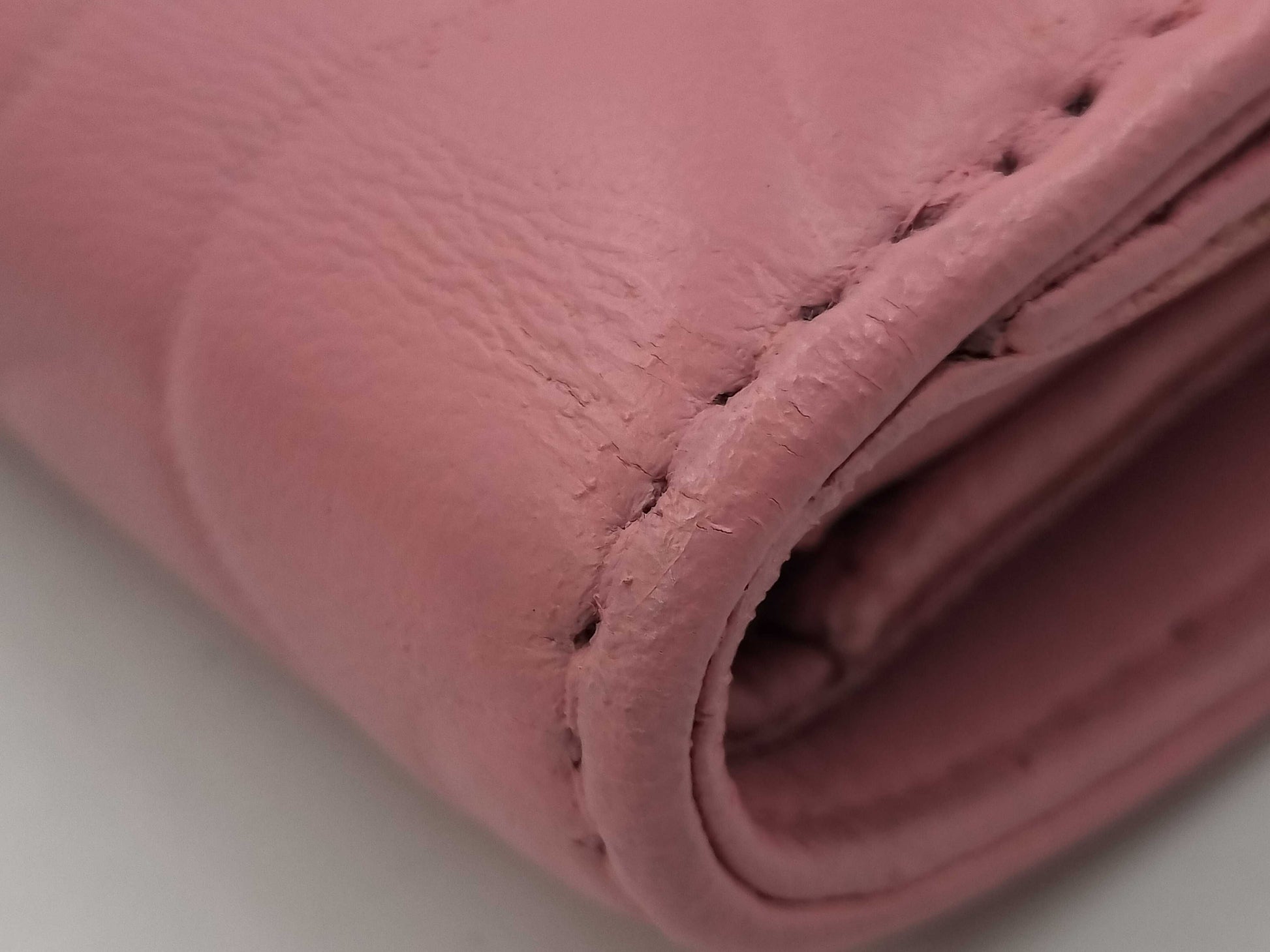 CHANEL Camellia Embossed Lambskin Double-Hook Bi-Fold Wallet