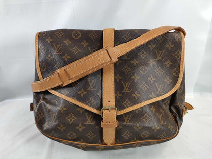 LOUIS VUITTON Monogram Saumur Monogram Shoulder Bag