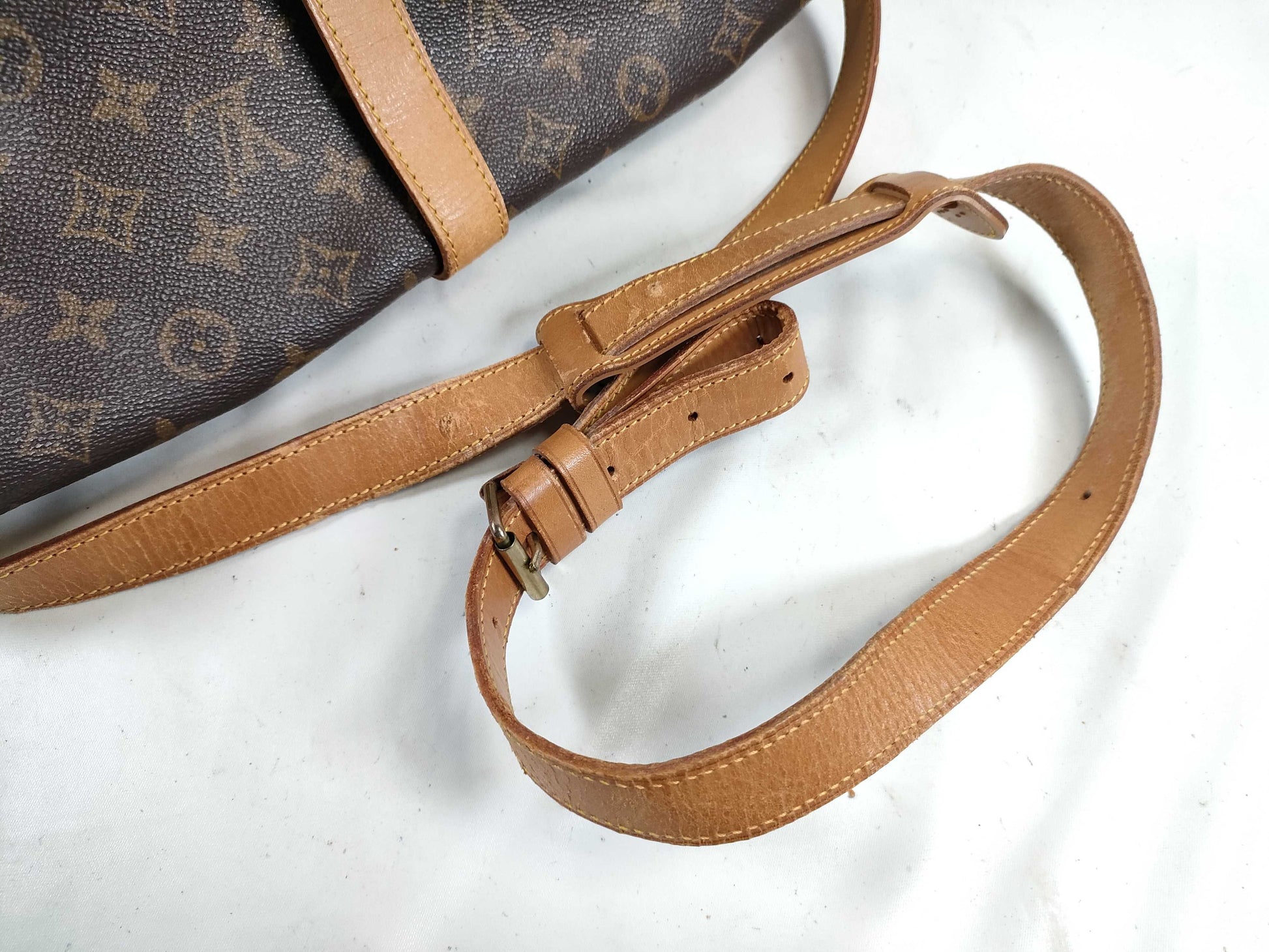 LOUIS VUITTON Monogram Saumur Monogram Shoulder Bag