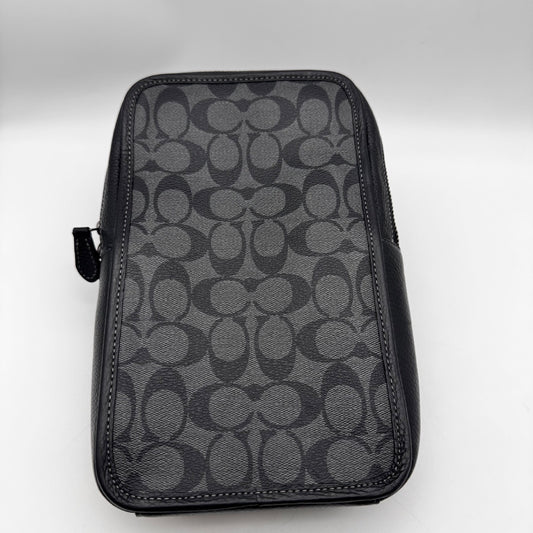 COACH Body Bag Black Size: Approx. W17 No Accessories Shoulder Bag