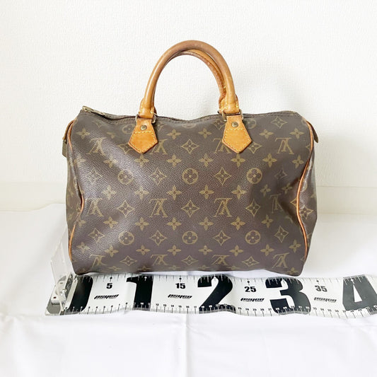 LOUIS VUITTON LOUIS VUITTON Monogram Speedy 30 Handbag