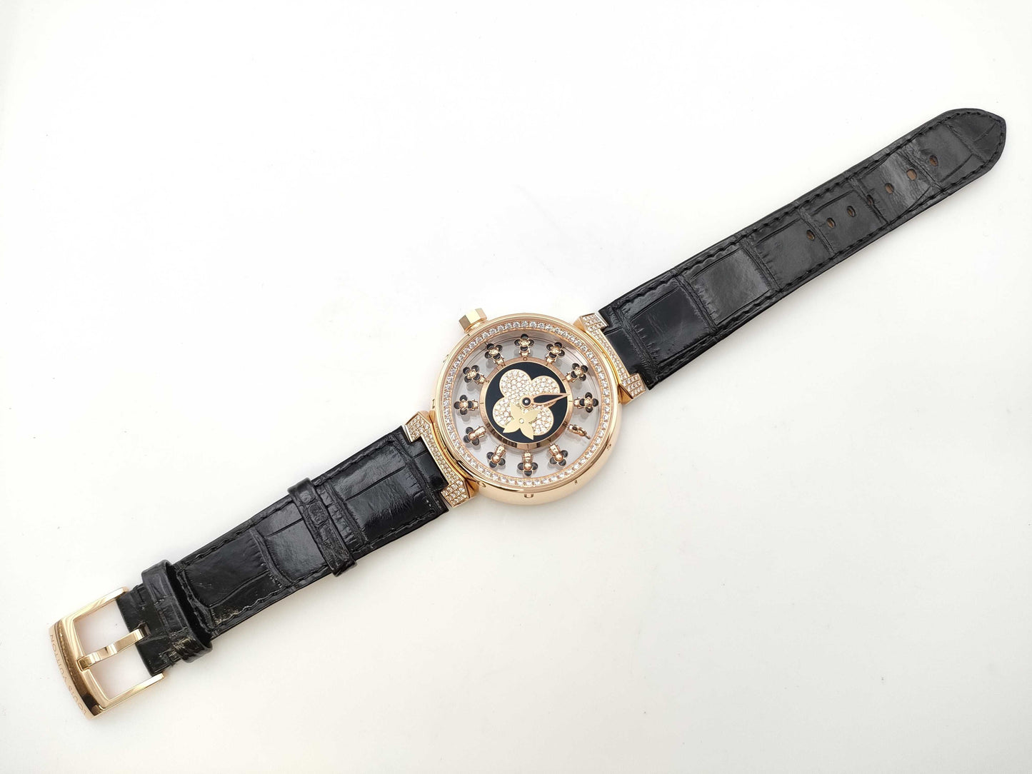 LOUIS VUITTON LOUIS VUITTON Tambour Spintime Air Vivienne Q1EGJ AC5702 Automatic 18K Gold Men's Watch