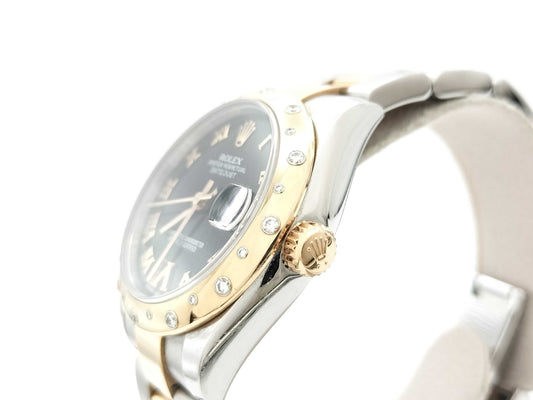 ROLEX Datejust 178341 9C514290 Black Dial Women's Watch