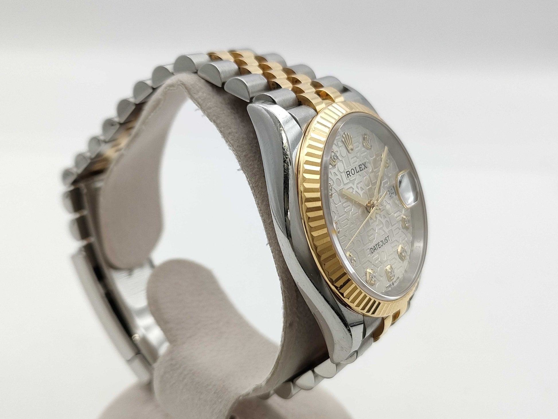 ROLEX Datejust 126233G 946Y24M6 Silver Horicon Men's Watch