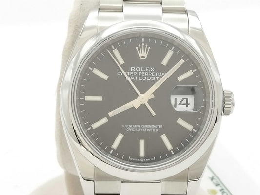 ROLEX Datejust 126200 36K0Q524 Black Dial Men's Watch