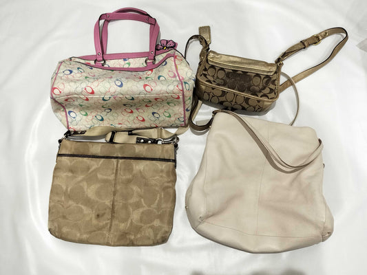COACH Signature Coach 4-Piece Shoulder Bag Set