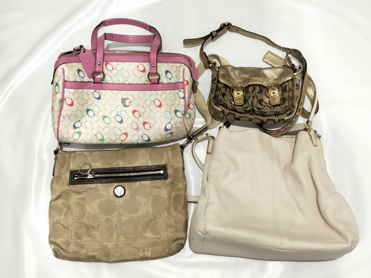 COACH Signature Coach 4-Piece Shoulder Bag Set