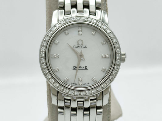 OMEGA De Ville Prestige 4575.75 91655848 Quartz Shell Dial Women's Watch