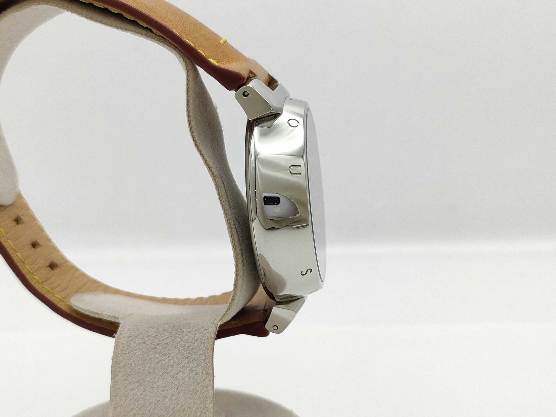 LOUIS VUITTON Tambour Q1131 SH8067 Automatic Brown Dial Men's Watch