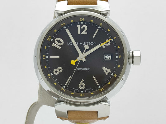 LOUIS VUITTON Tambour Q1131 SH8067 Automatic Brown Dial Men's Watch