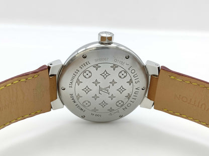 LOUIS VUITTON Tambour Q1131 SH8067 Automatic Brown Dial Men's Watch
