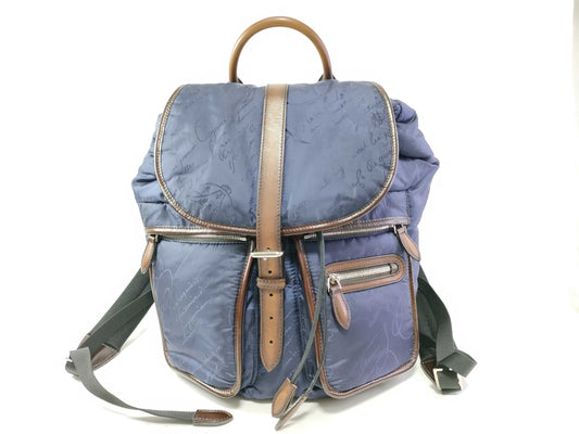 Berluti Scritto Nylon Backpack
