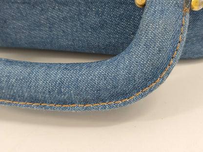 CHANEL Coco Mark Denim 2-Way Vanity Bag