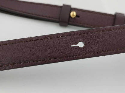 Chloe C 2-way shoulder bag, leather, two-tone, yellow and burgundy.