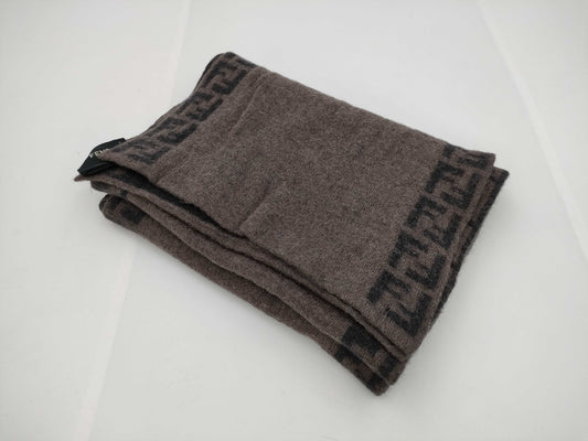 FENDI New Tag Scarf Zucca Brown Beige Scarf