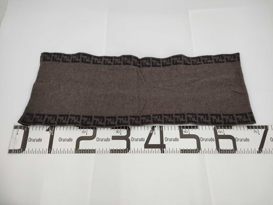 FENDI New Tag Scarf Zucca Brown Beige Scarf