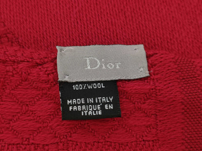 Dior Trotter Scarf Stole Red Scarf
