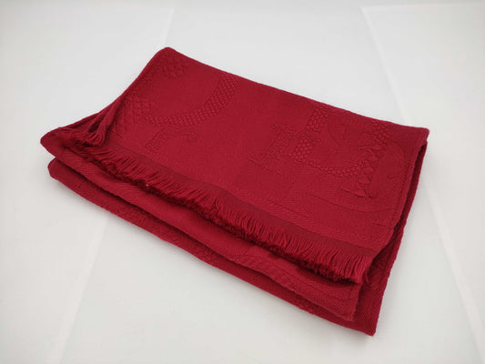 Dior Trotter Scarf Stole Red Scarf