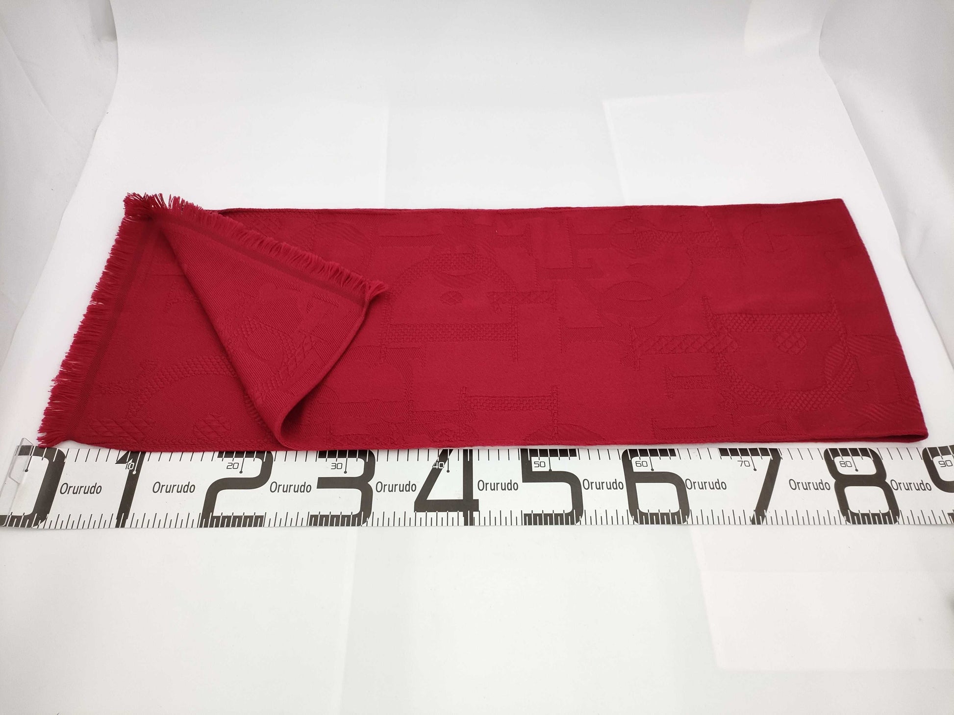 Dior Trotter Scarf Stole Red Scarf