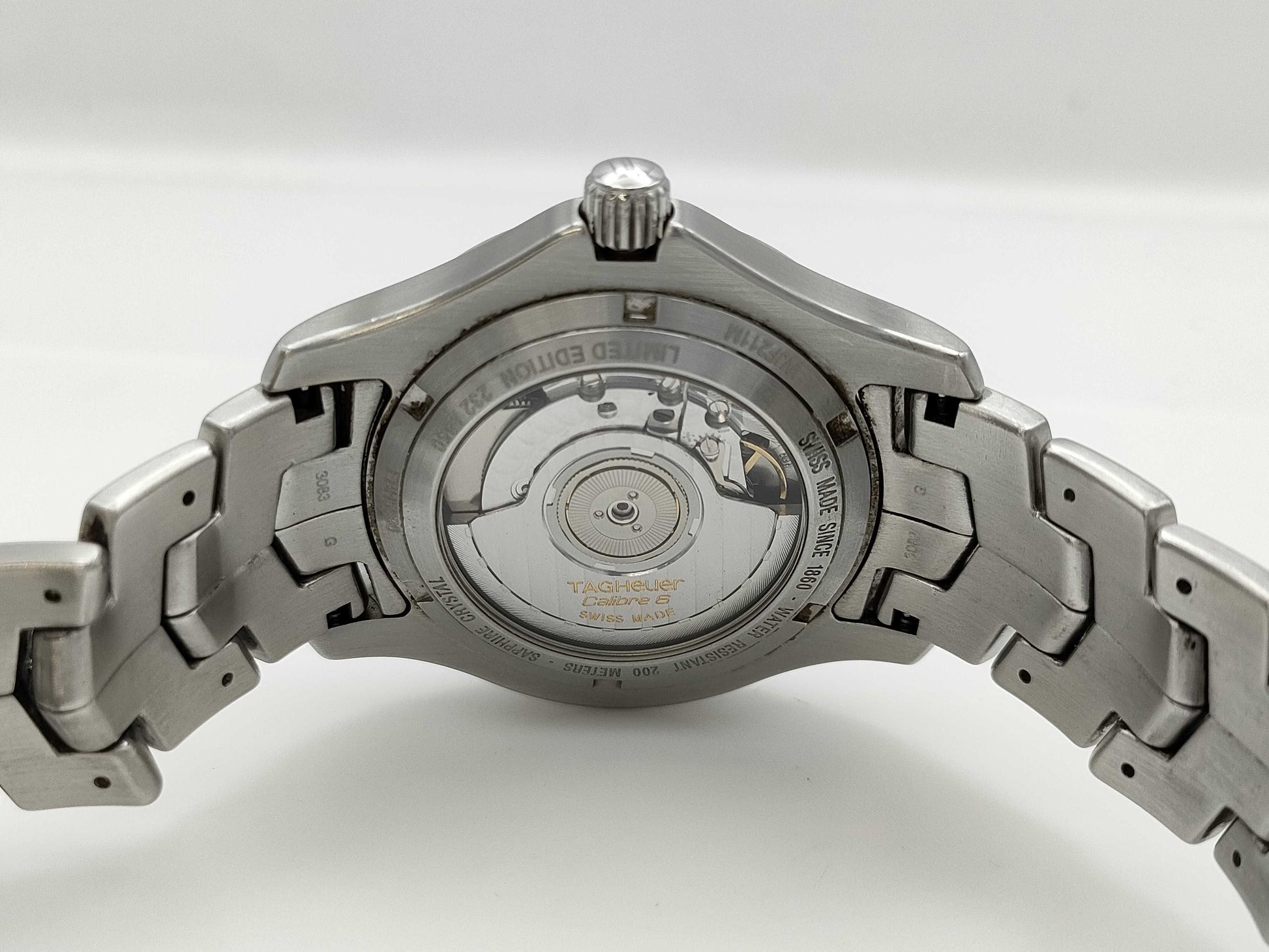 TAG Heuer Link Moon Pearl WJF211M.BA0599 EBH5596 Automatic Men's Watch with Shell Dial, Limited to 350 pieces in Japan
