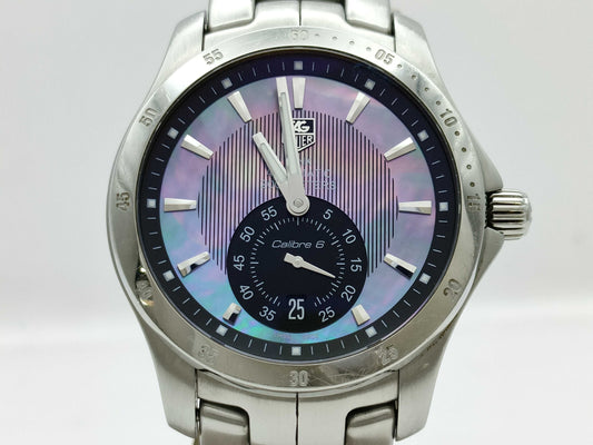 TAG Heuer Link Moon Pearl WJF211M.BA0599 EBH5596 Automatic Men's Watch with Shell Dial, Limited to 350 pieces in Japan