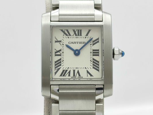 Cartier Tank Française SM W51008Q3 2384 531521MX Quartz Women's Watch