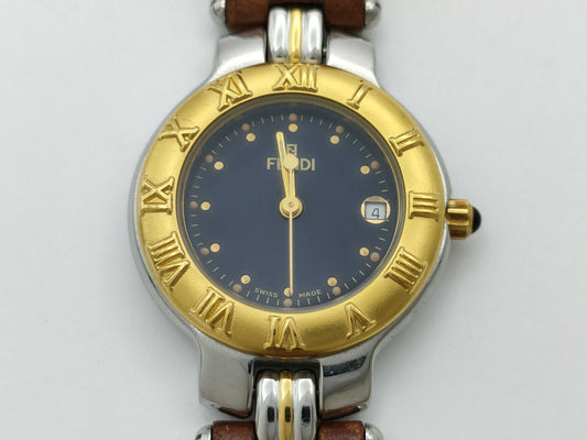 FENDI 900L 029-367 Navy Dial Quartz Movement Women's Watch