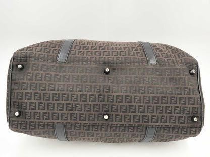 FENDI Zucchino Handbag Boston Bag Boston Bag