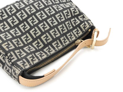 FENDI Zucchino Handbag Hand Pouch Handbag