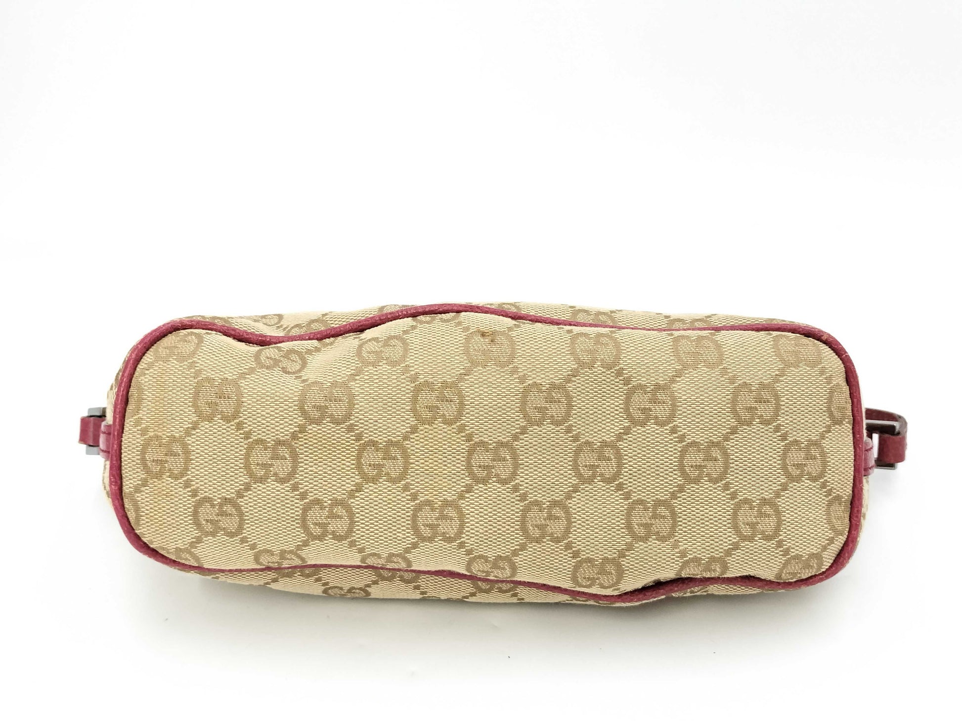 GUCCI GG Canvas Hand Pouch Handbag