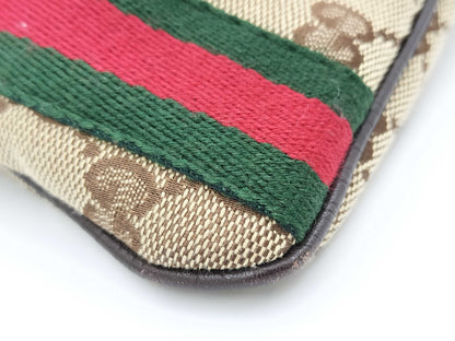 GUCCI GG Canvas Shoulder Bag with Dust Bag