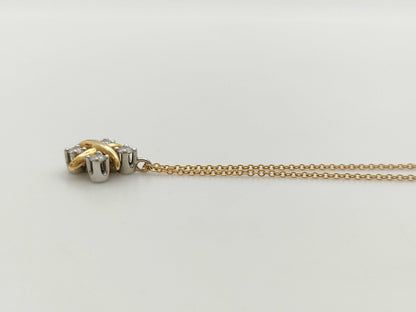 Tiffany & Co. Schlumberger 4PD AU750/PT950 3.6g Necklace 