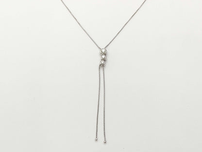 TASAKI D0.56ct K18WG 6.0g Necklace 