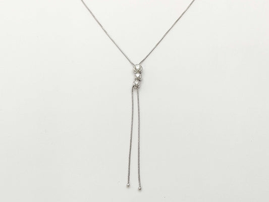 TASAKI D0.56ct K18WG 6.0g Necklace 