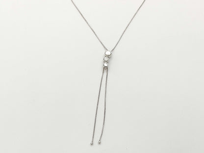 TASAKI D0.56ct K18WG 6.0g Necklace 