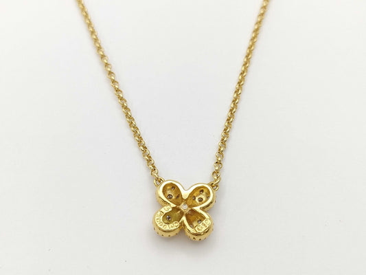 TASAKI D0.18ct K18/PT900 5.9g Necklace 