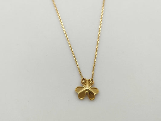 Van Cleef & Arpels Frivole Mini 1PD Yellow Gold AU750 3.2g Necklace 