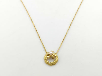 TASAKI Pearl Necklace, approx. 3.0mm diameter, 18K gold, 3.5g 