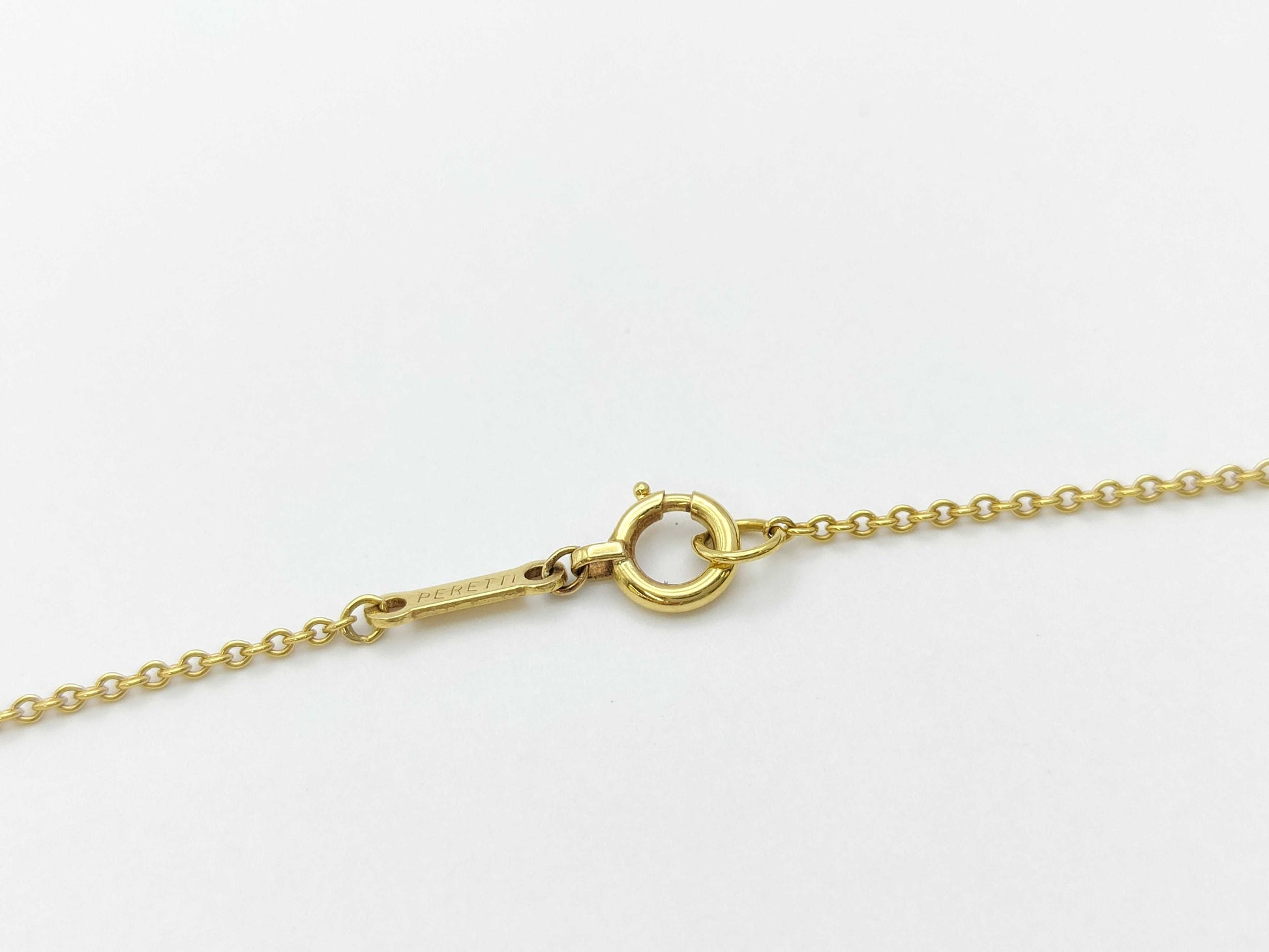 Tiffany & Co. Teardrop 18K 2.4g Necklace 