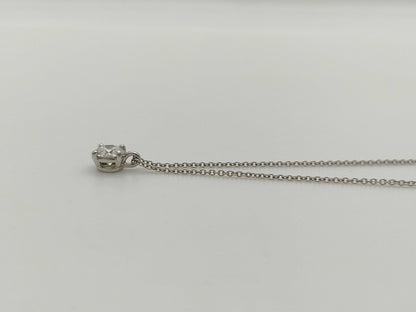 Tiffany & Co. Solitaire D0.55ct PT950 2.7g Necklace 