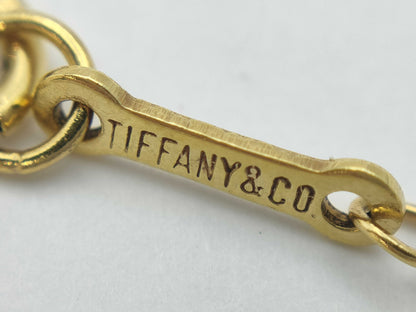 Tiffany & Co. Bean Large Necklace in Yellow Gold 750, 7.4g 