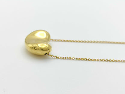 Tiffany & Co. Bean Large Necklace in Yellow Gold 750, 7.4g 