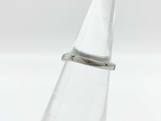 Cartier Ballerina Curve #48 3PD PT950 3.3g Ring 
