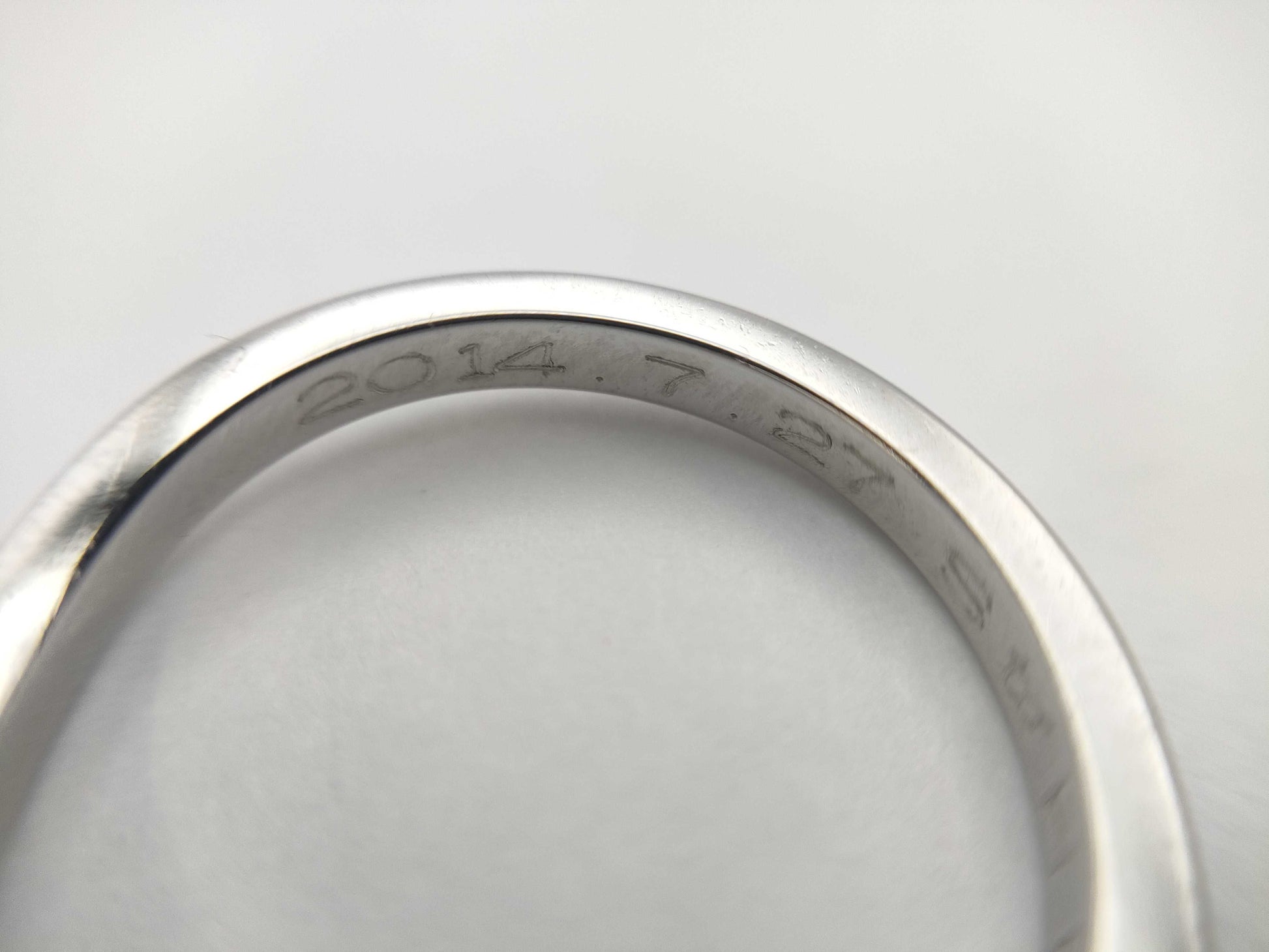 Cartier Ballerina Curve #48 3PD PT950 3.3g Ring 