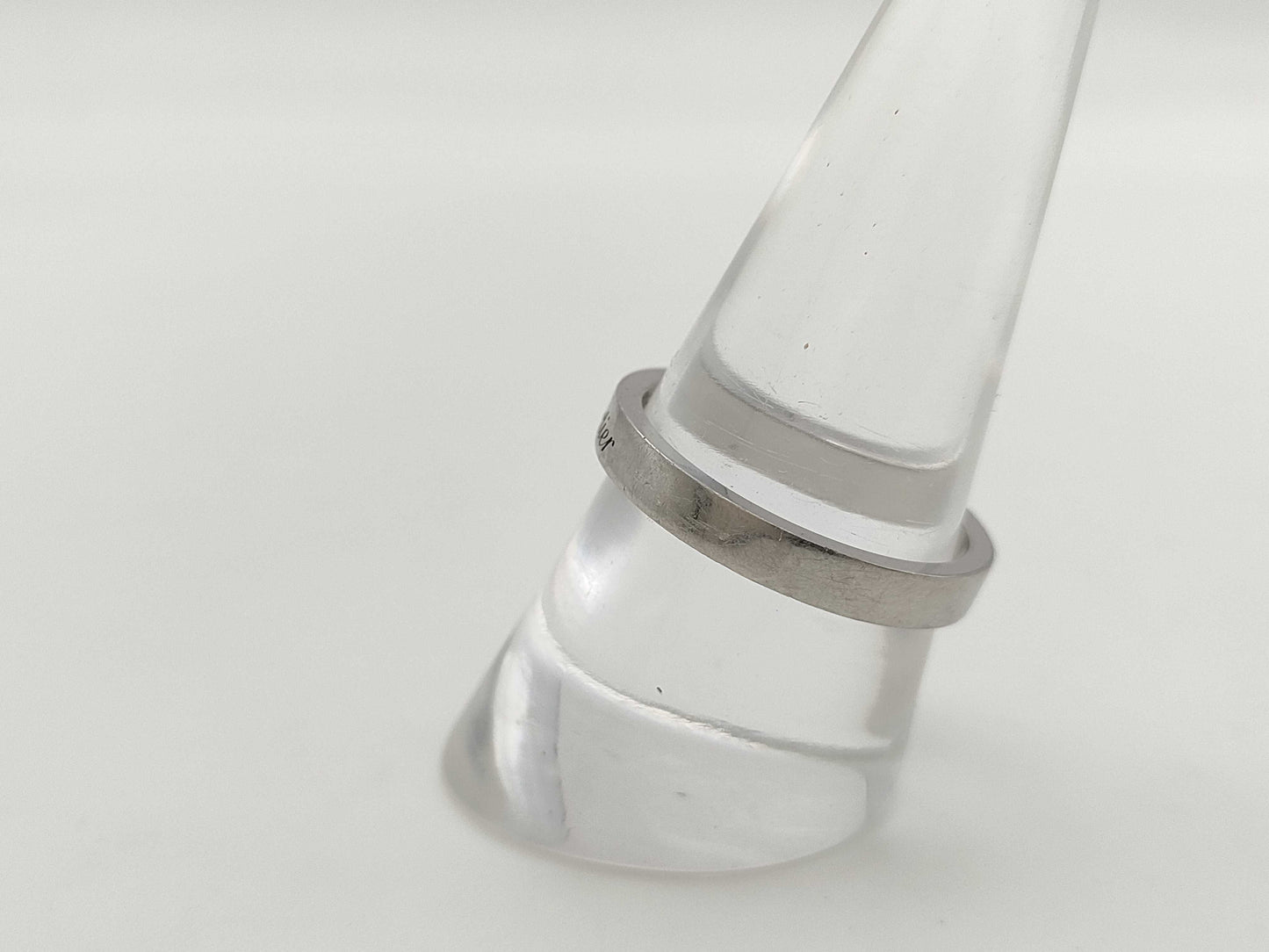 Cartier C Deux #57 PT950 5.9g Ring 