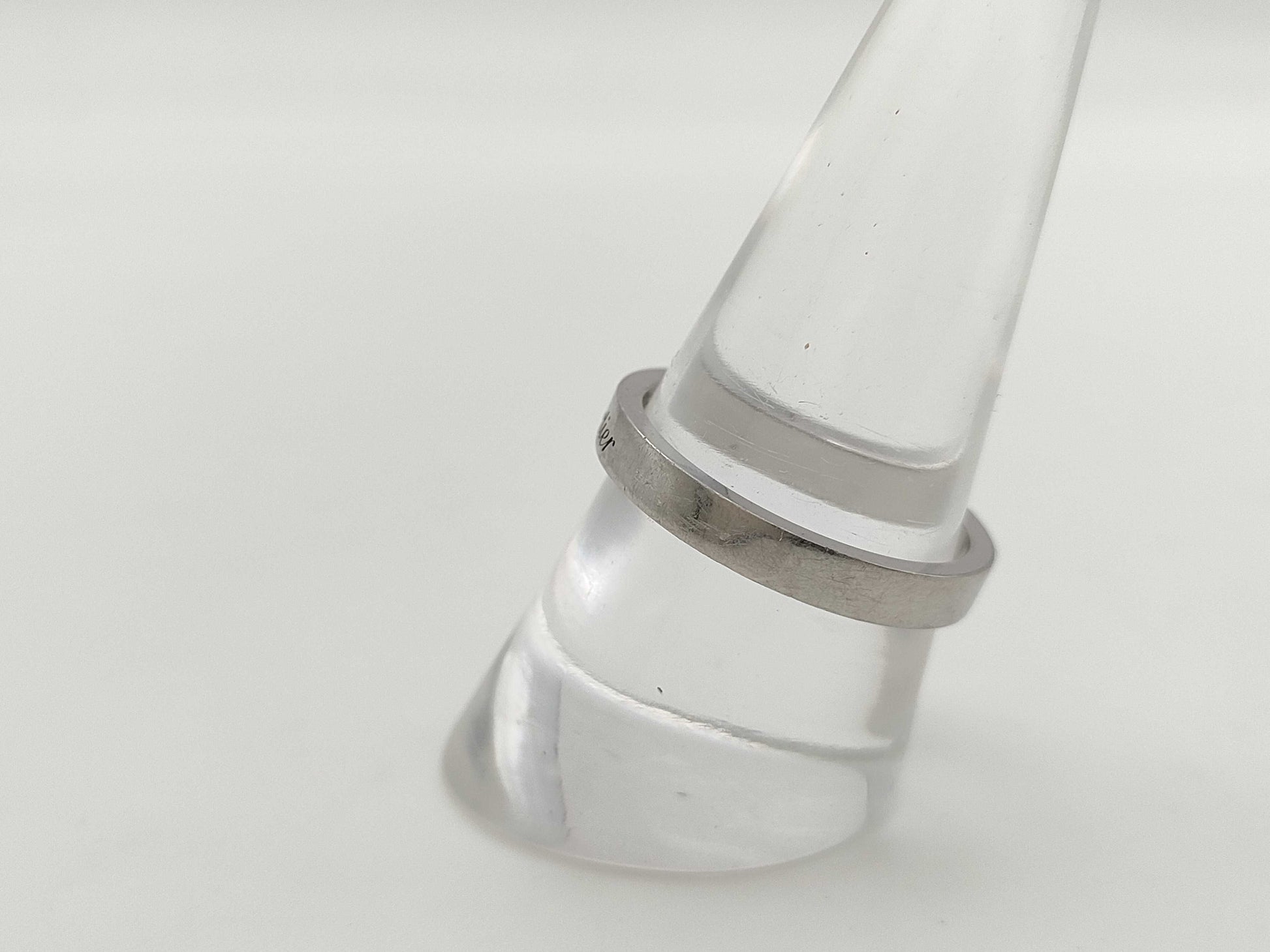 Cartier C Deux #57 PT950 5.9g Ring 