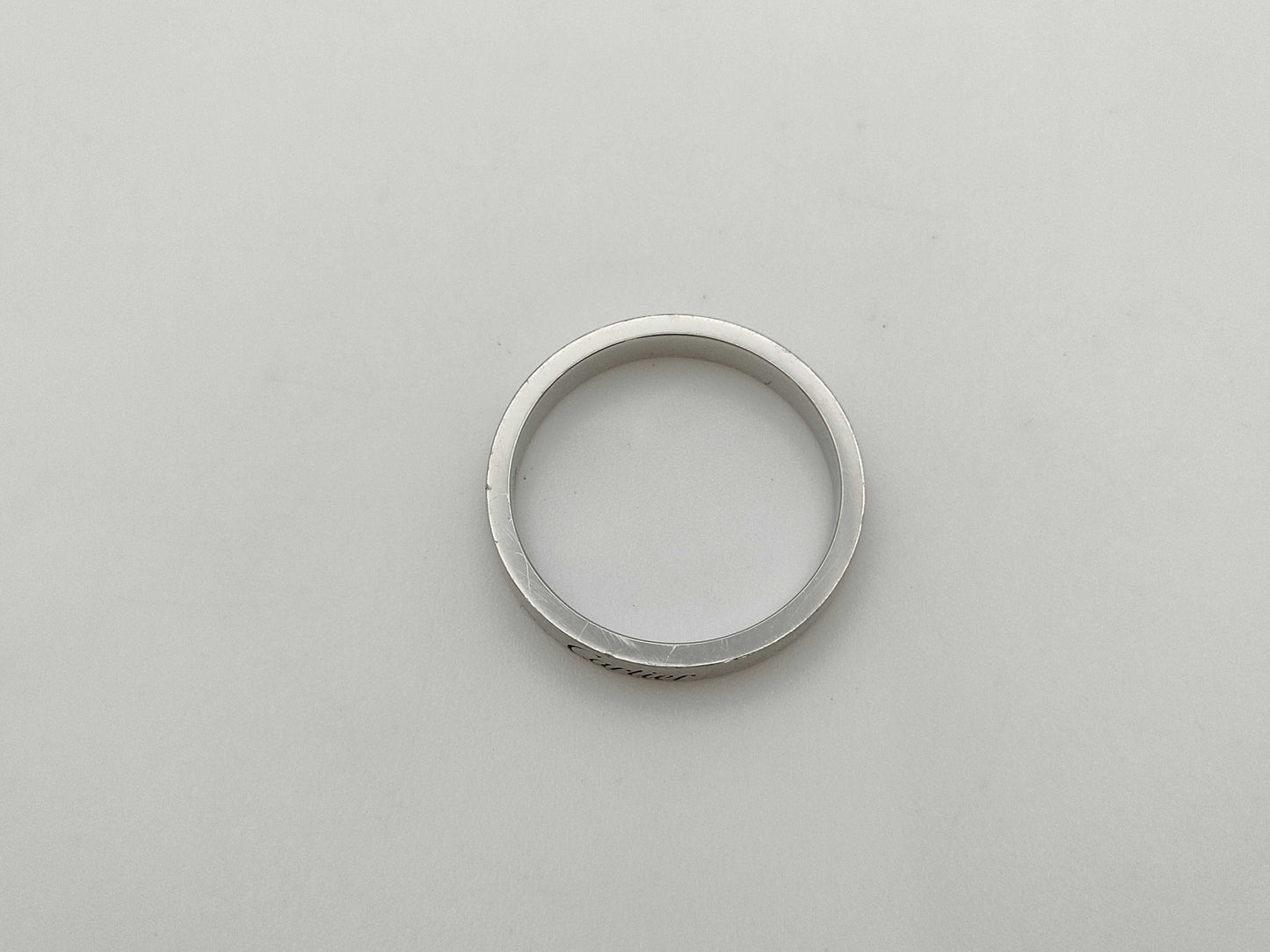 Cartier C Deux #57 PT950 5.9g Ring 