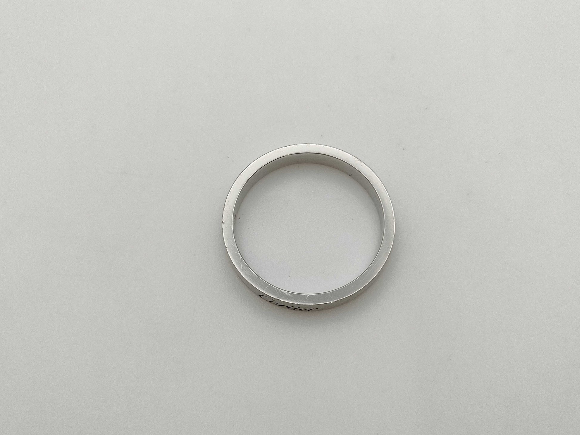 Cartier C Deux #57 PT950 5.9g Ring 