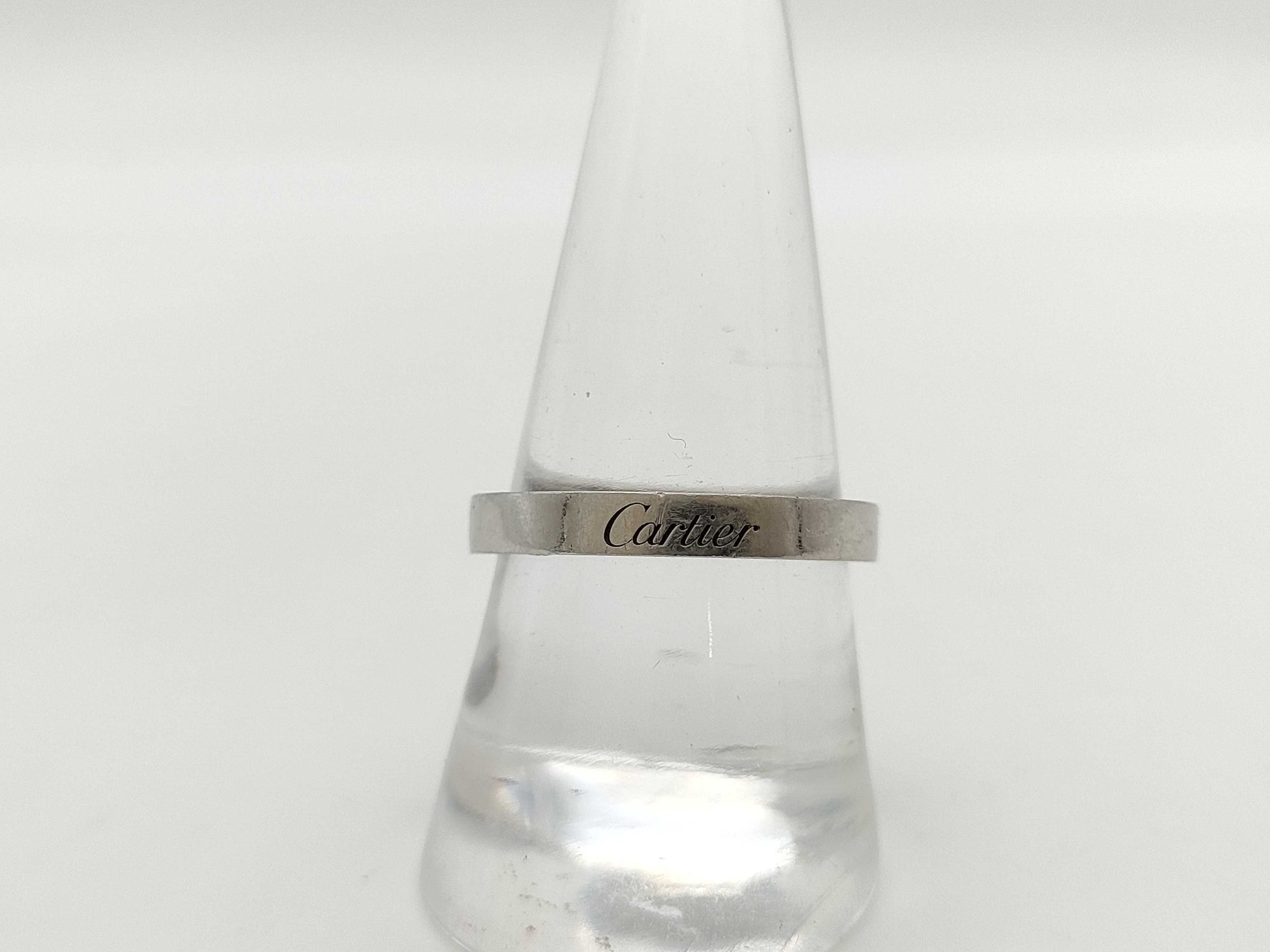 Cartier C Deux #57 PT950 5.9g Ring 